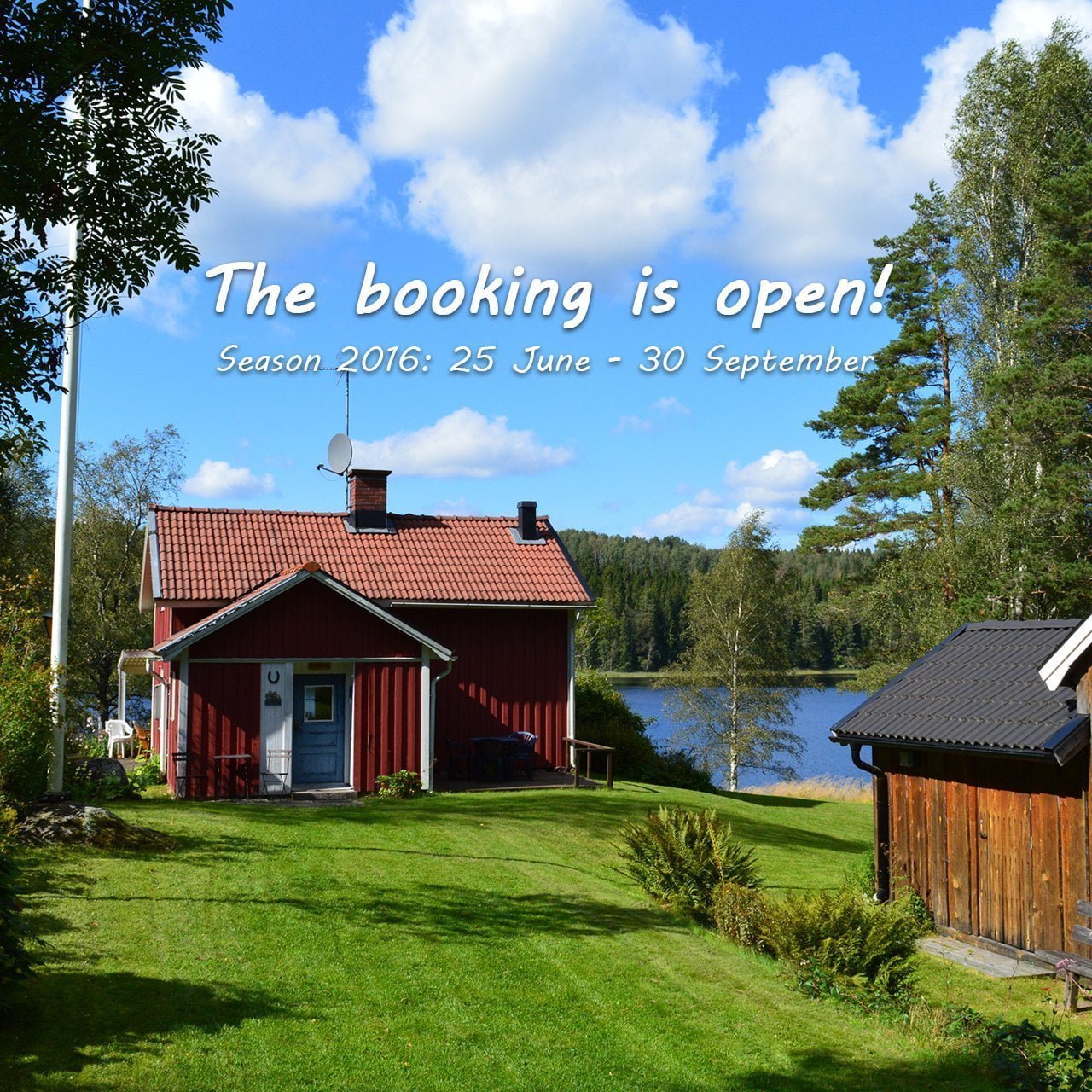 Rent a Cottage in Dalsland, Sweden. The booking is open!
